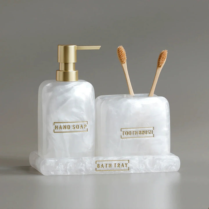 Pearl 3-Piece Bathroom Set Stornfield
