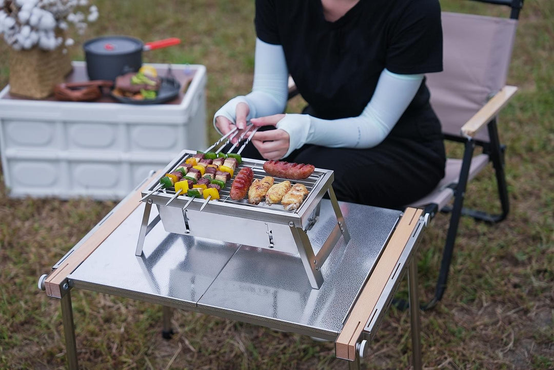 Ultimate Camping Style Stainless Steel Foldable Grill | Stornfield