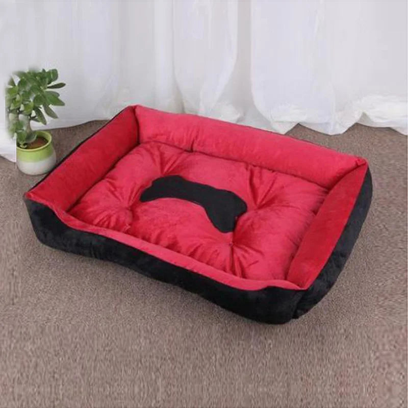Modern and cozy linen dog bed Stornfield