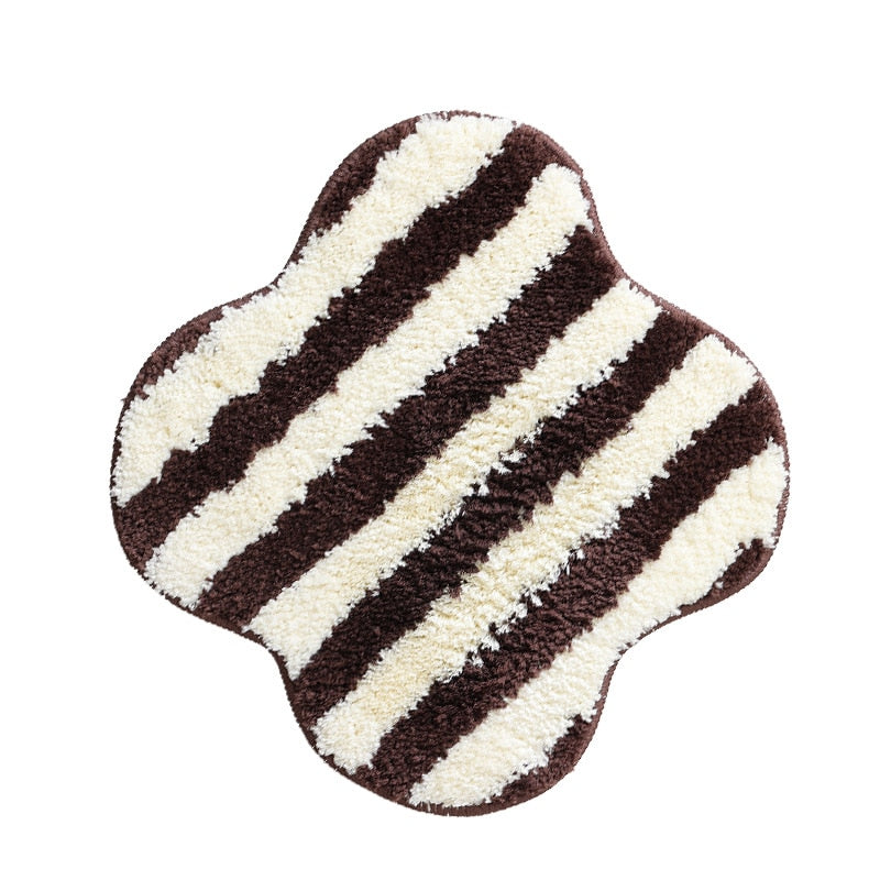 Stornfield | Striped Quilted Chair Cushion