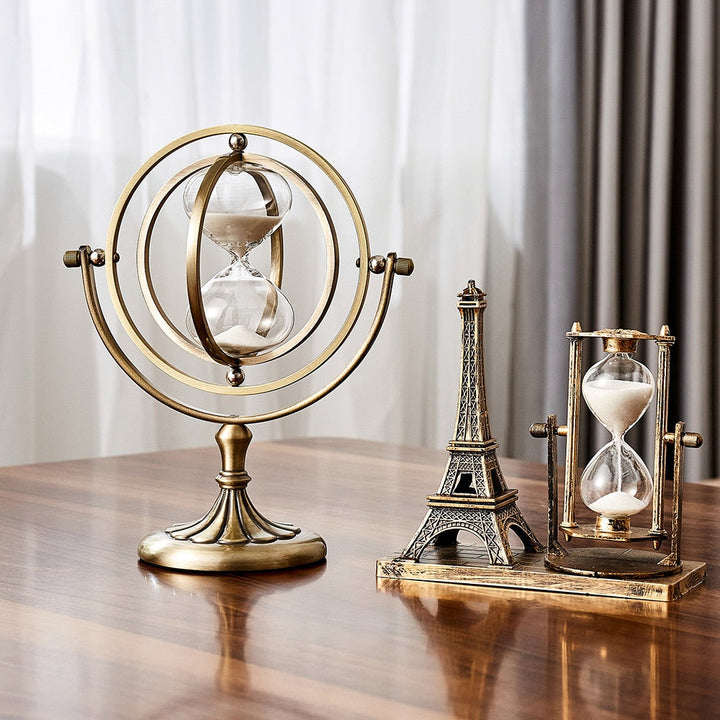 Time Charmer Metal Hourglass Decor | Stornfield