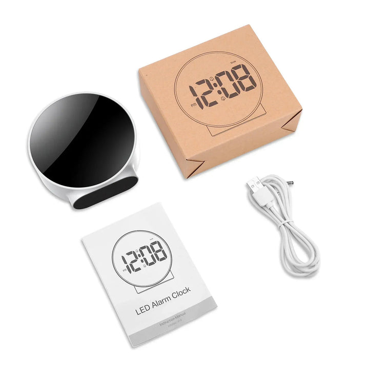 Stornfield | BrightTime – Bright LED Digital Alarm Clock with USB Charging
