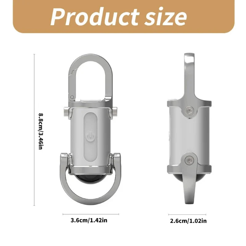 LED Pocket USB Rechargeable Keychain Light | Stornfield