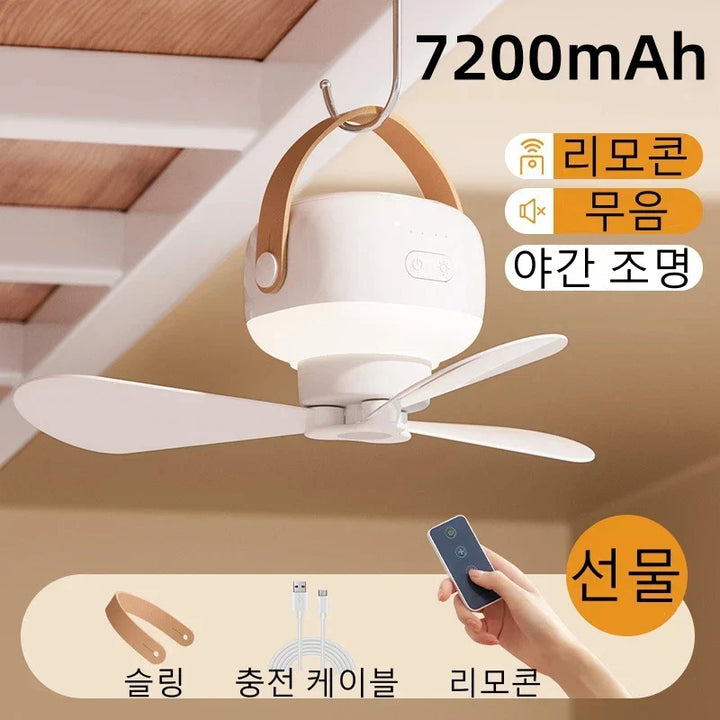 Luxurious Ceiling Fan with LED Lighting | Silent Operation and Energy-Efficient Cooling for Living Room and Bedroom | Stornfield