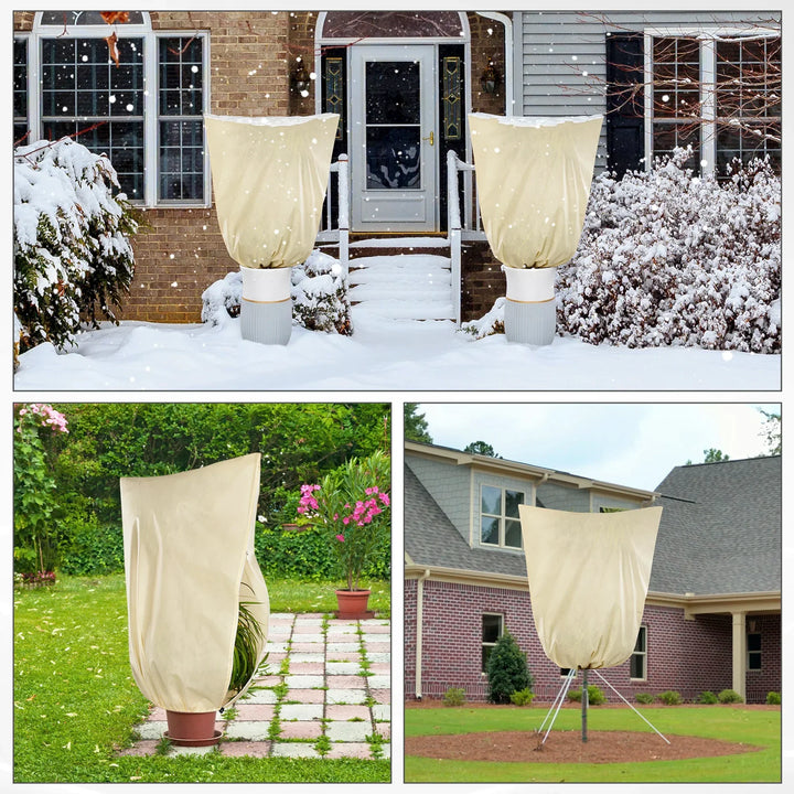 Stornfield | Winter Plant Protection Cover - Frost Protection with Zipper and Drawstring, Breathable for Palms and Potted Plants in the Garden