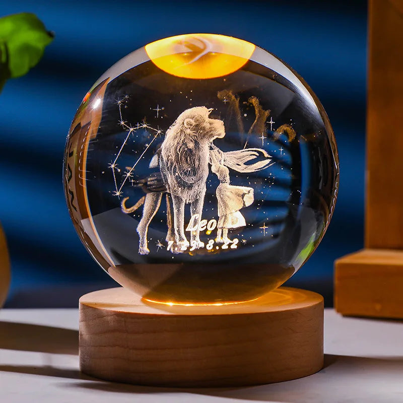 Constellation Crystal Ball Night Light | Stornfield