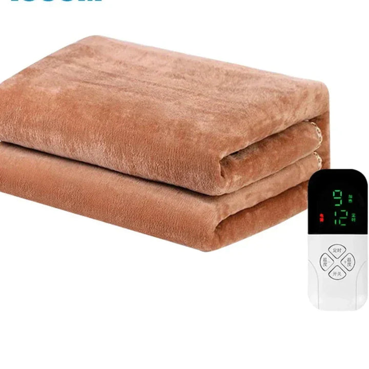 Electric heating blanket with thermostat control 220V - Intelligent temperature control for even heat and comfort on cold days | Stornfield