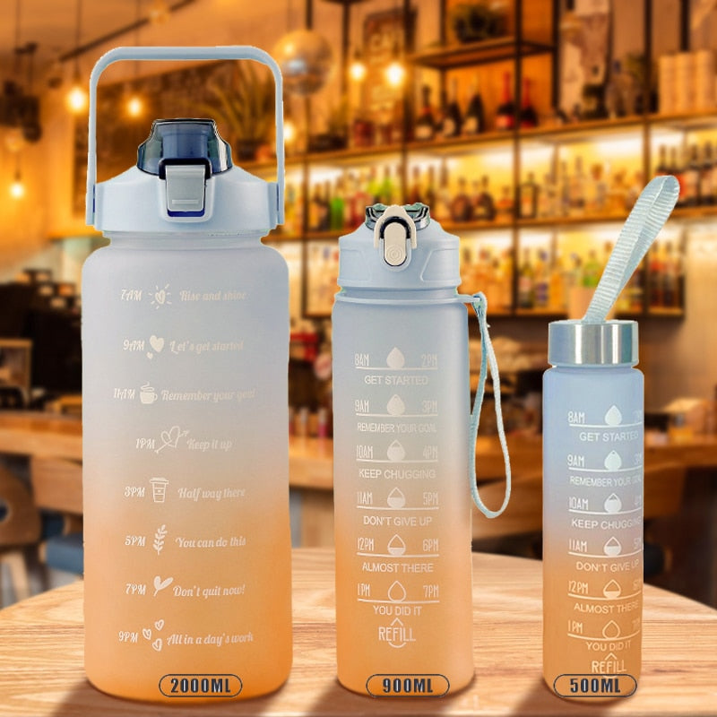All Day Hydrate Time Marker Water Bottle | Stornfield