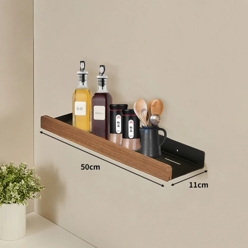 CulinaWood Kitchen Wall Shelf Stornfield