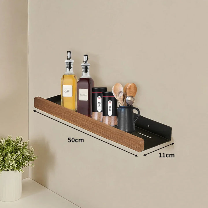 CulinaWood Kitchen Wall Shelf Stornfield