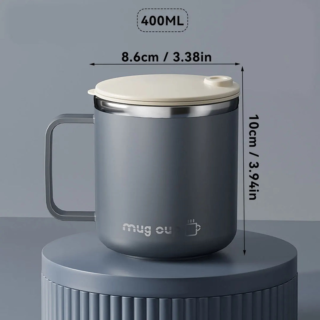 Insulated stainless steel coffee cup with lid | Stornfield