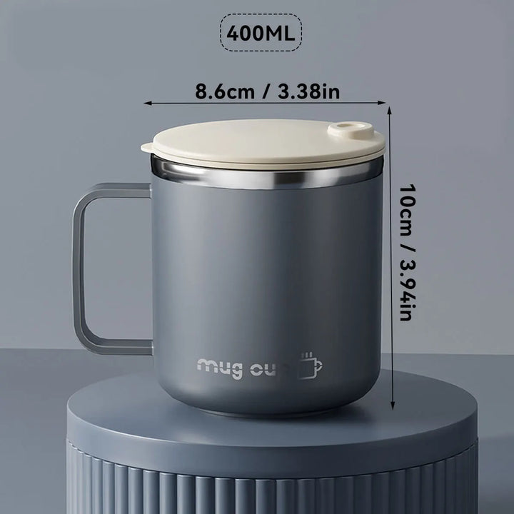 Insulated stainless steel coffee cup with lid | Stornfield