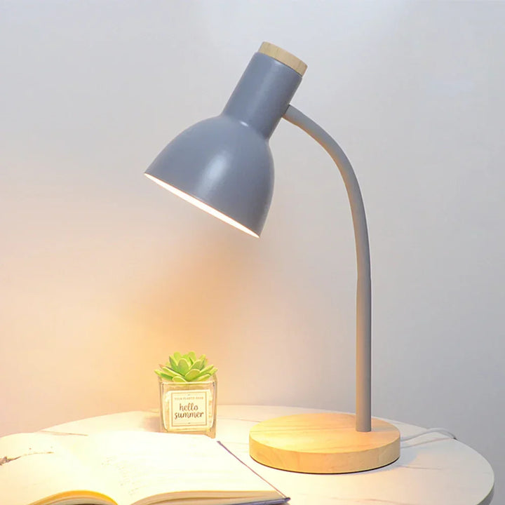 Stornfield | Autumn and Winter Lighting | Nordic Creative Wooden Iron LED Desk Lamp - Moxie