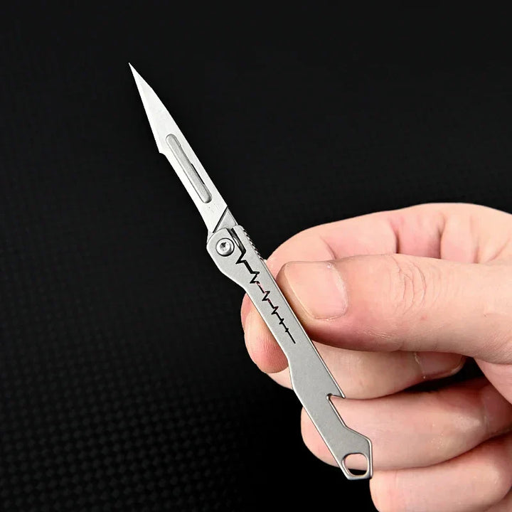 Titanium All-Purpose Foldable Sharp Cutter Knife | Stornfield