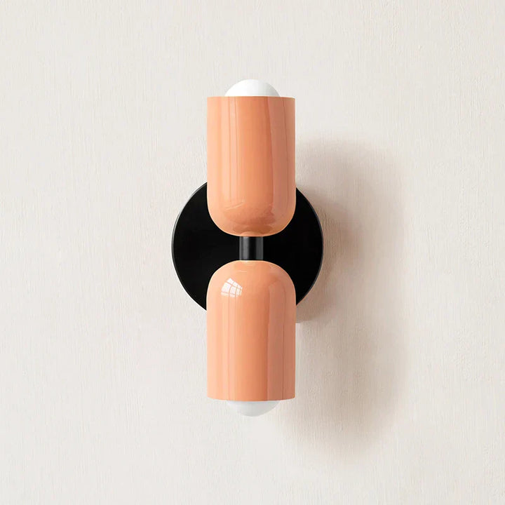 Stornfield | Double Head Wall Light Black Base