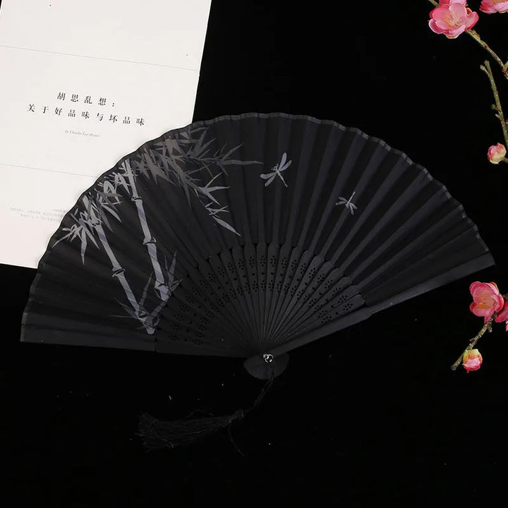 Traditional Japanese Style Floral Hand Fan | Stornfield