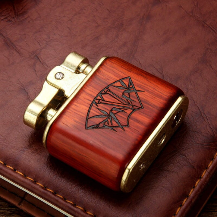 Wooden Vintage Spark Kerosene Lighter | Stornfield