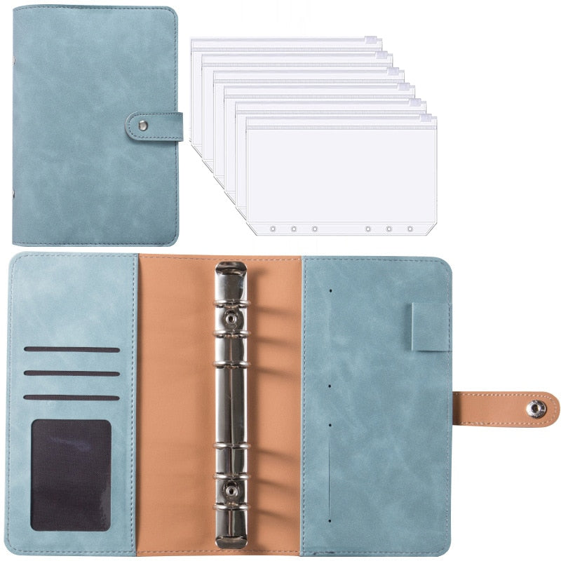 Stornfield | Financial Planner Leather Multi Pocket Bill Organizer Notebook