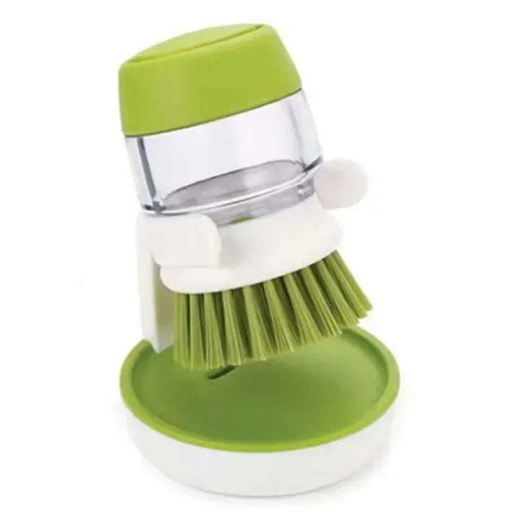 Dish brush with soap dispenser & holder | Eco-friendly plastic | Stornfield