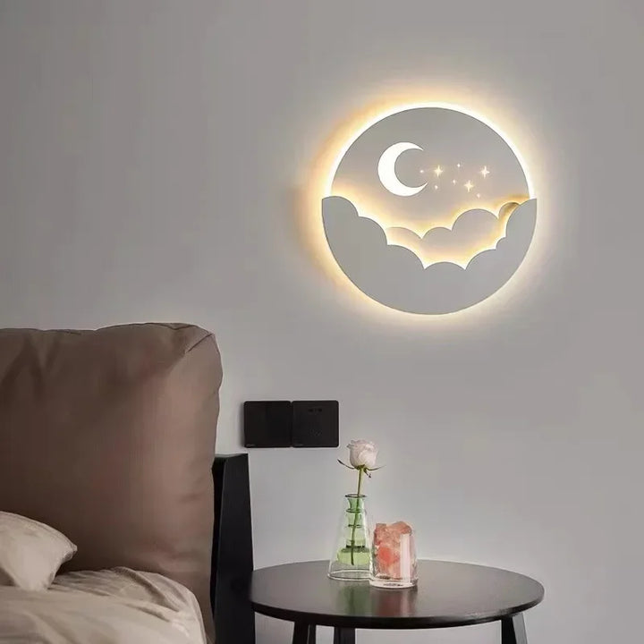 Stornfield | LED Wall Lamp with Moon and Stars
