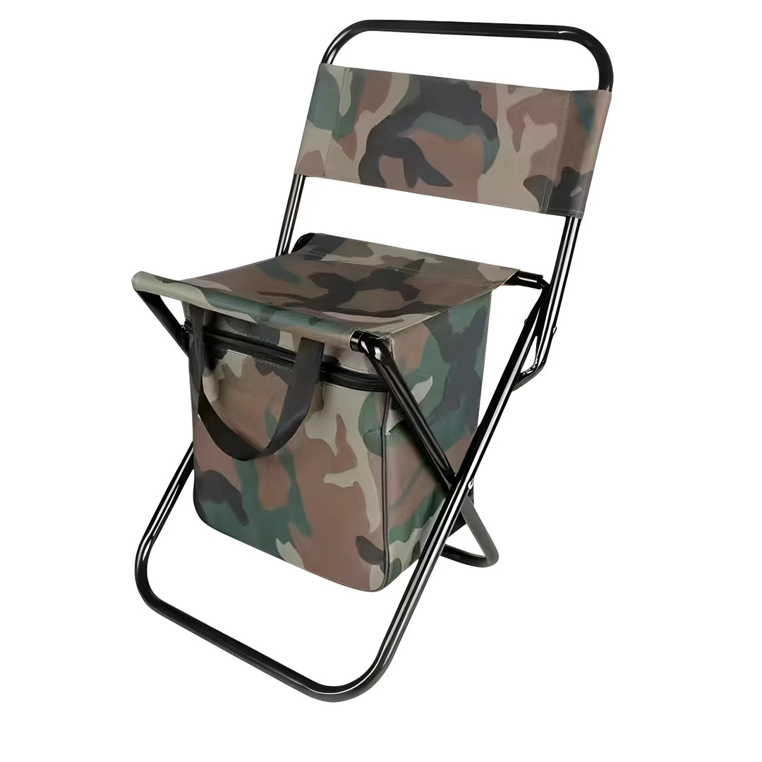 Built-in Cooling Bag Portable Folding Outdoor Stool | Stornfield