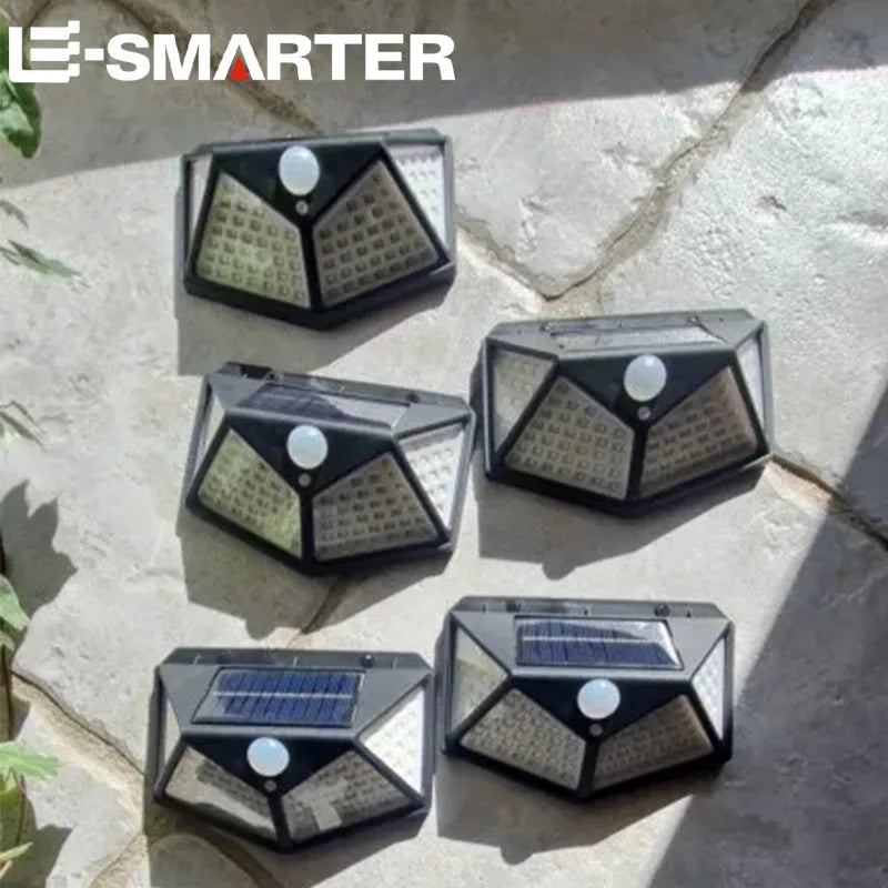 Solar Wall Light Outdoor 100 LED with Motion Sensor | Stornfield