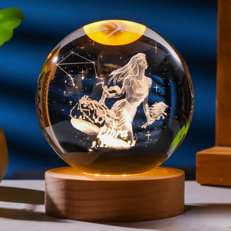 Constellation Crystal Ball Night Light | Stornfield