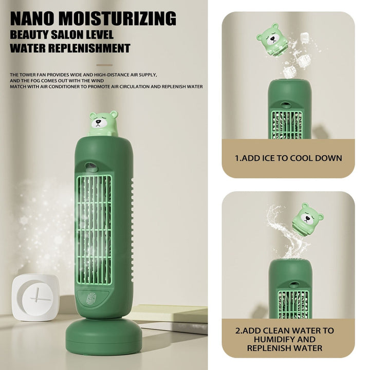Mini Bear Air Cooler Humidifier Fan | Stornfield