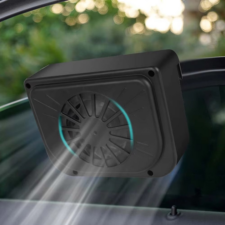 Solar-Powered Car Ventilation Fan for Odor and Smoke Elimination | Stornfield