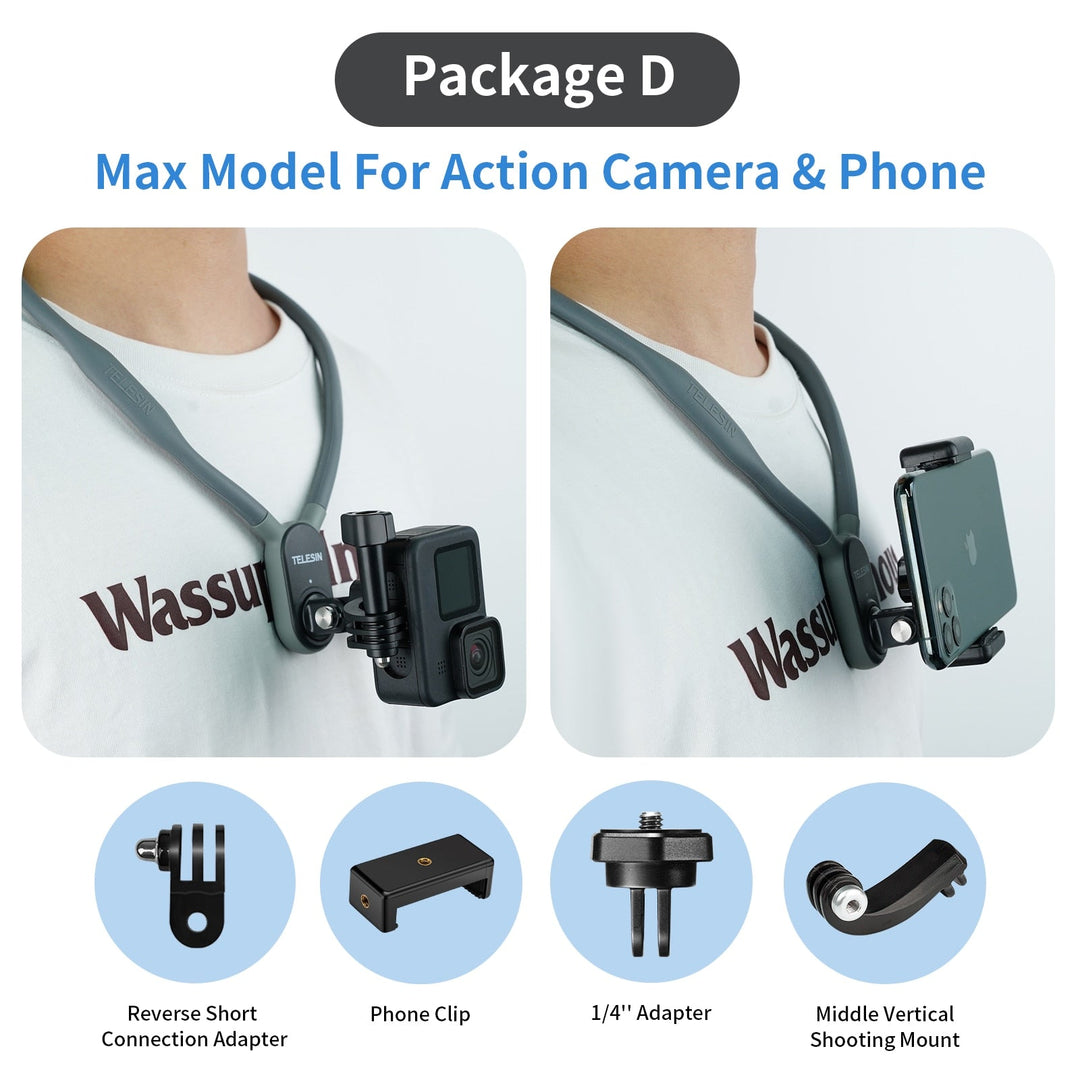 Magnetic Silicone Neck-Mounted Action Camera Accessories | Stornfield