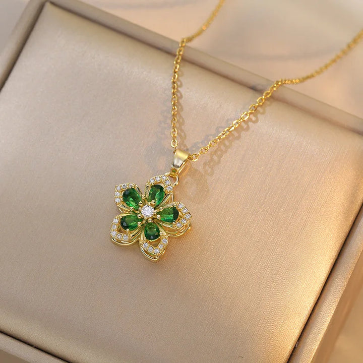 Stornfield | Collier Fleur Rotatif