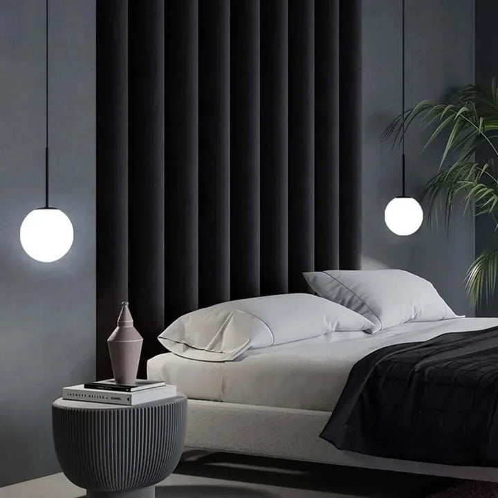 Stornfield | Mid-Century Modern Globe Glass Pendant Light