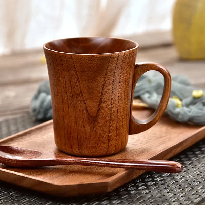TimberBrew Wooden Mug – Handcrafted Hardwood Rustic Elegance | Stornfield