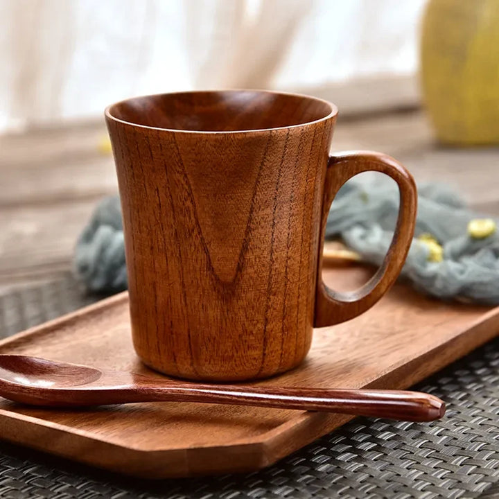 TimberBrew Wooden Mug – Handcrafted Hardwood Rustic Elegance | Stornfield