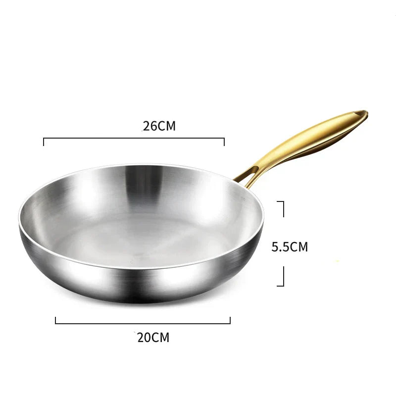 ChefSteel – Professional Stainless Steel Frying Pan for Gas & Induction Stornfield