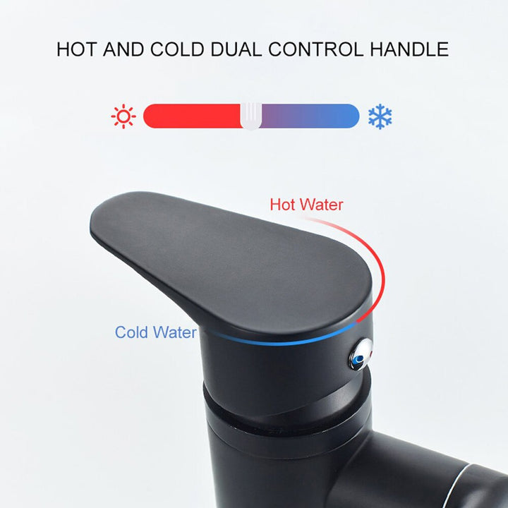 Rotating Elegant Multifunctional Mounted Modern Faucet | Stonrfield