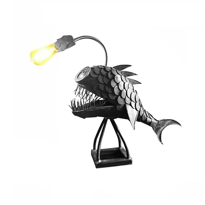 Stornfield | Table Lamp - RusticFish - Adjustable Lighting - Handcrafted Artistic Charm