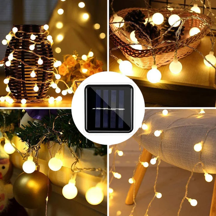 Solar-Powered Party Lights - SolarGlow | Stornfield