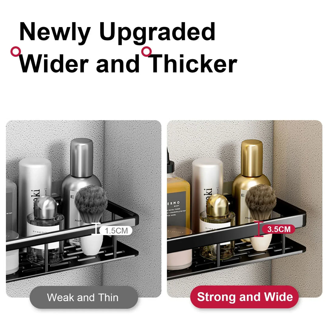 Shower shelf without drilling aluminum | Stornfield