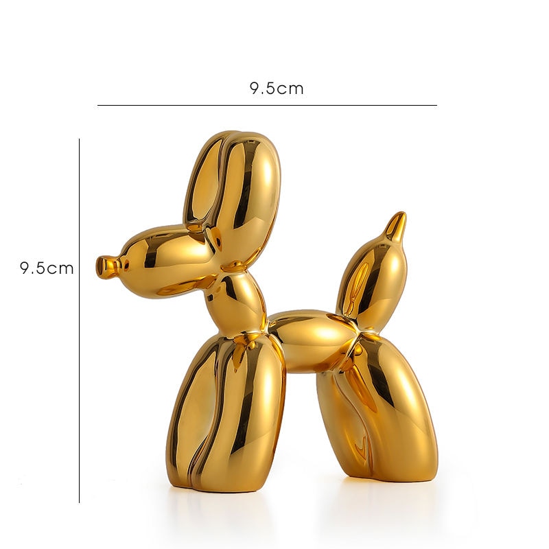 Stornfield | Balloon Dog Sculpture, Balloon Art Statue, Mini Collectible Figurine, Home Decor, Resin Figurine, Office Accessories, Room Decoration