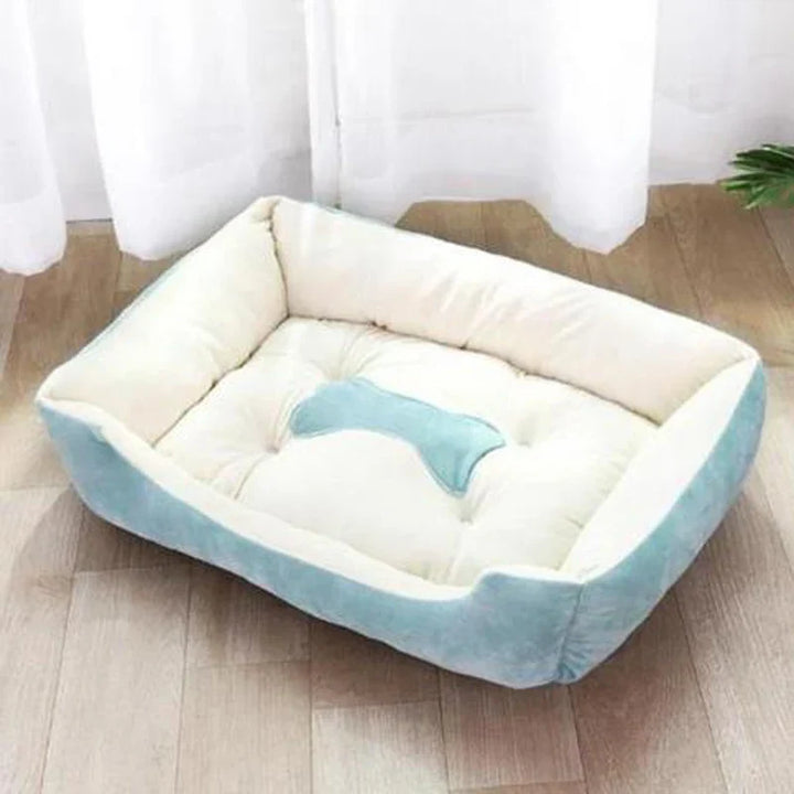 Modern and cozy linen dog bed Stornfield