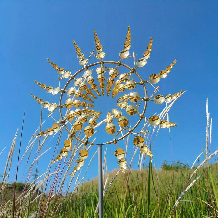 Stornfield | Spinner Windmill | Unique Wind-Powered Metal Garden Decoration