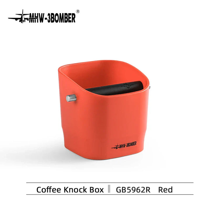 Stornfield | 0.9–1.2L Espresso Knock Box, Detachable Knock Bar and Non-Slip Base, Coffee Grounds Bin, Barista Desk Accessories