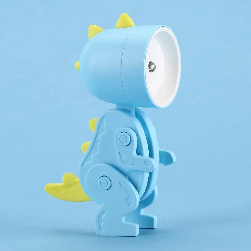 Stornfield | Cute LED Night Light - Mini Dog, Deer, Dinosaur Foldable Table Lamp for Children's Bedroom