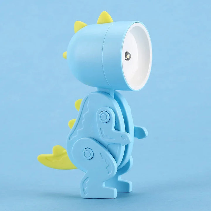 Stornfield | Cute LED Night Light - Mini Dog, Deer, Dinosaur Foldable Table Lamp for Children's Bedroom