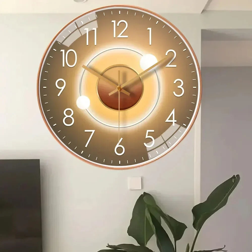 Stornfield | SilentTime – Digital Wall Clock in a Classic Style