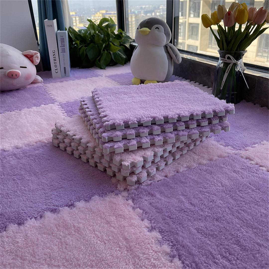DIY Winter Plush Puzzle Mat | Stonrfield