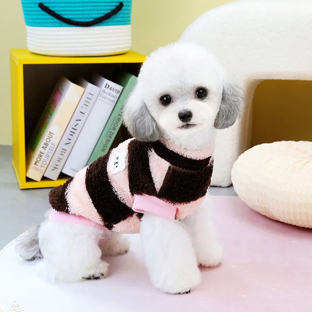 Warmer fleece dog sweater for small dogs Stornfield