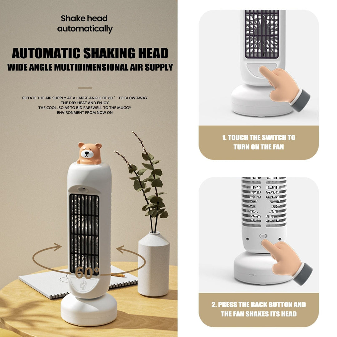 Mini Bear Air Cooler Humidifier Fan | Stornfield