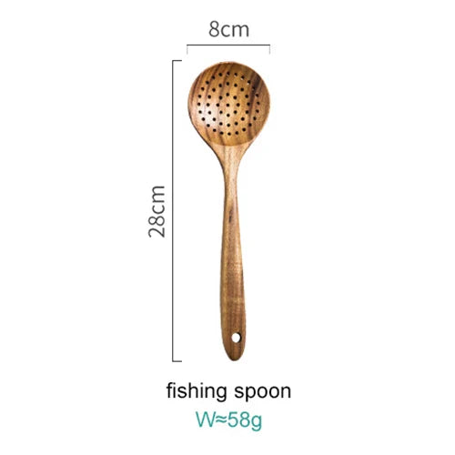 Stornfield Acacia 8-Piece Cooking Set